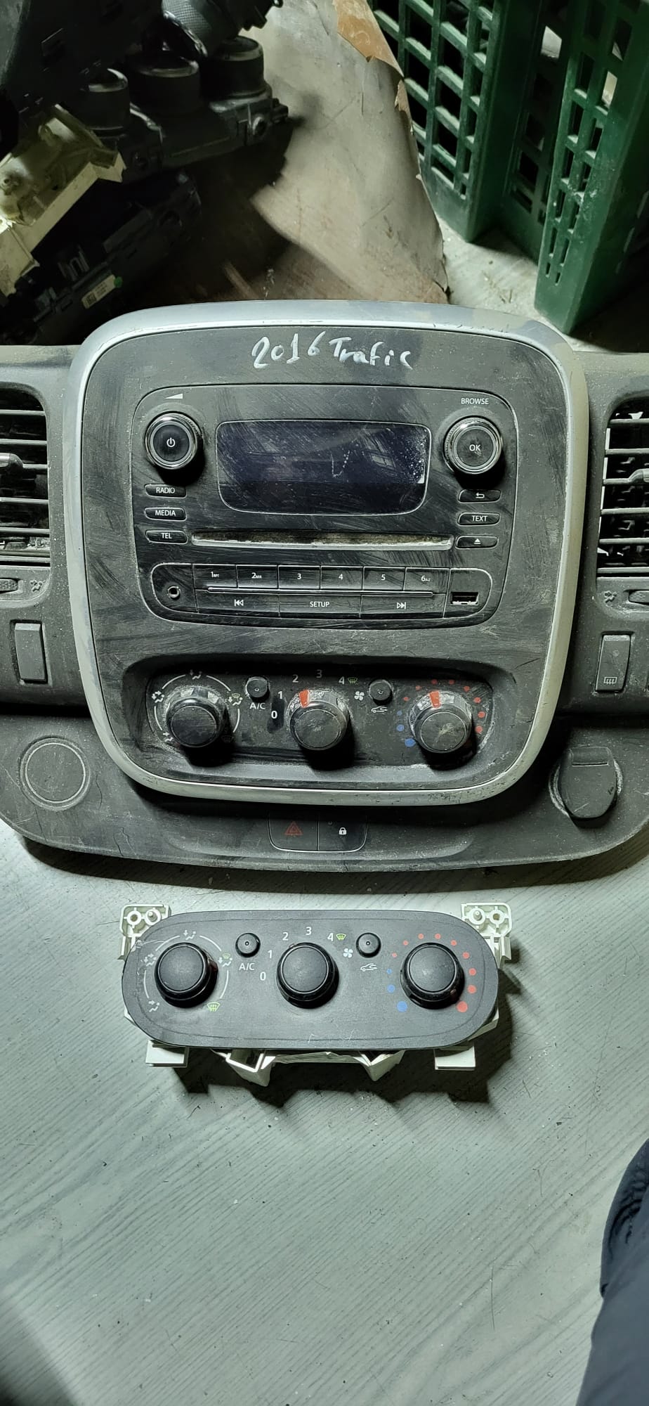 2016 MODEL TRAFİC  KALORİFER KONTROL PANELİ